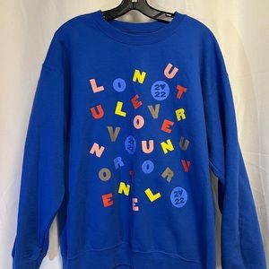 Harry Styles Blue Soup Crewneck
